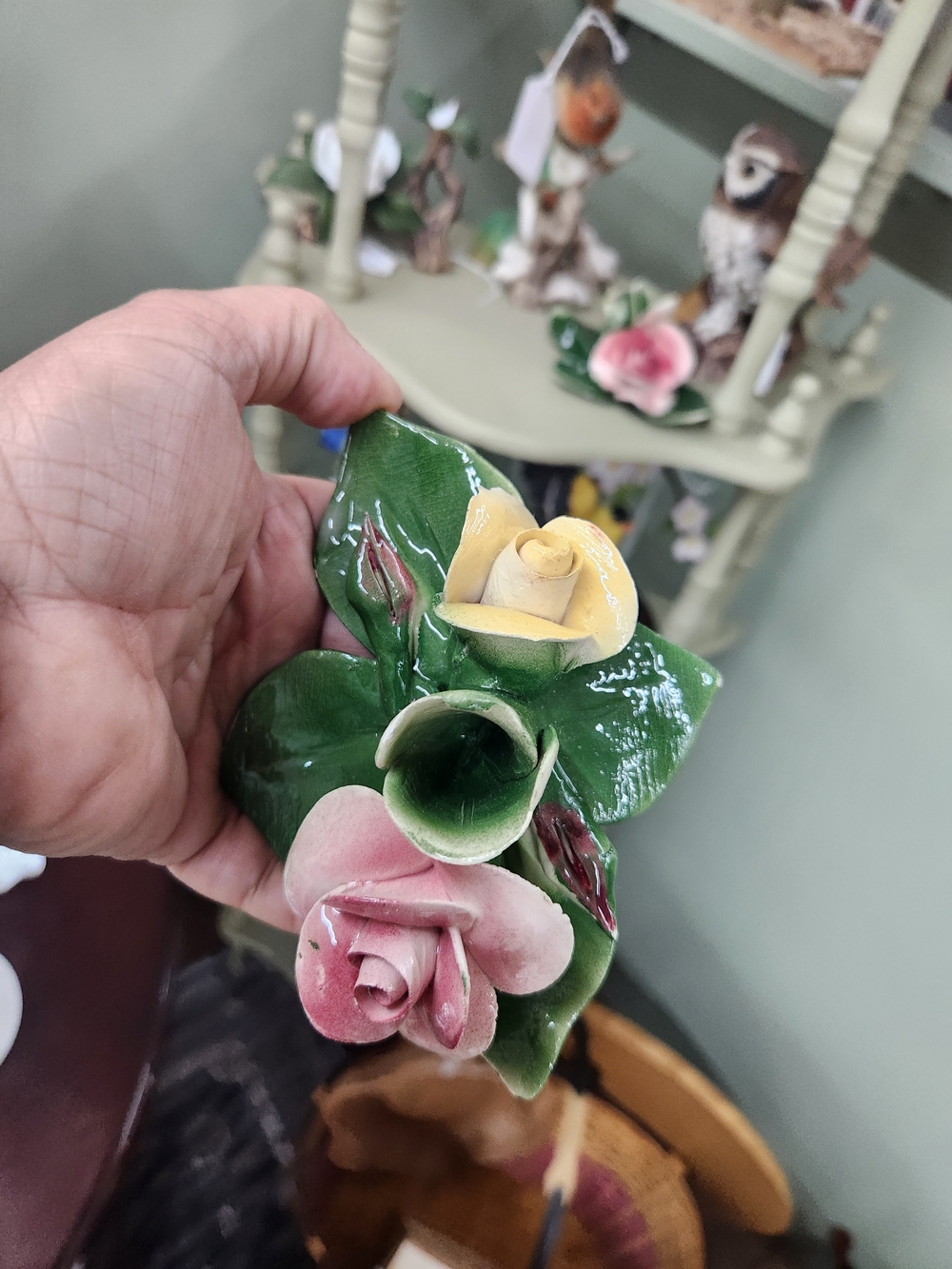 Capodimonte Candlestick Holders